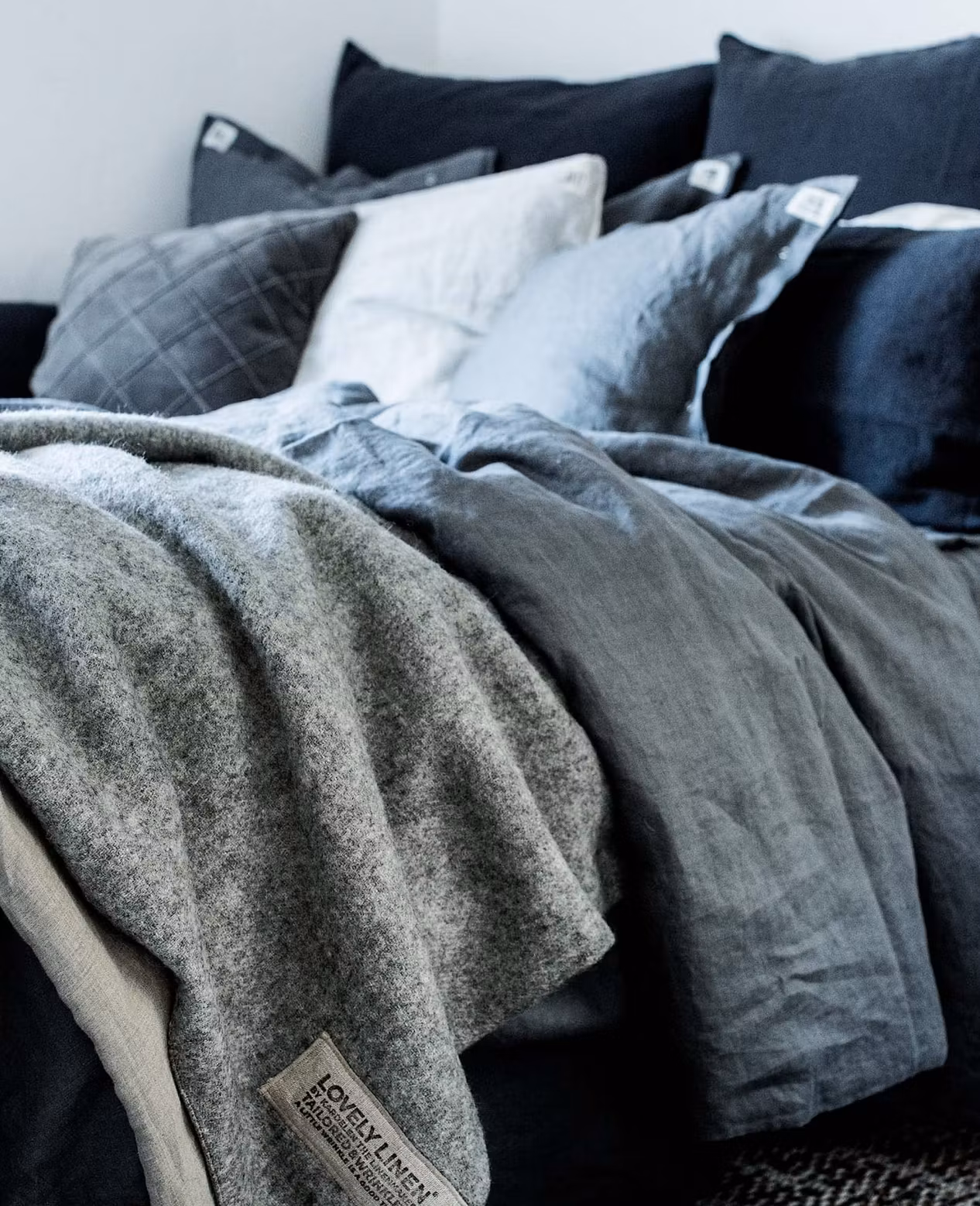 LOVELY WOOL BLANKET 140X220 NATURAL BEIGE