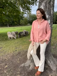 Lazy linen skjorta