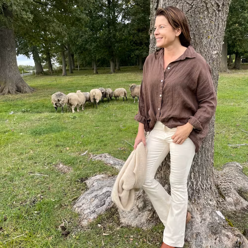 Lazy linen skjorta