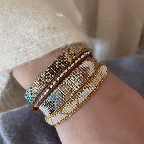 Bohemian beaded bracelet