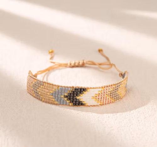 Bohemian beaded bracelet