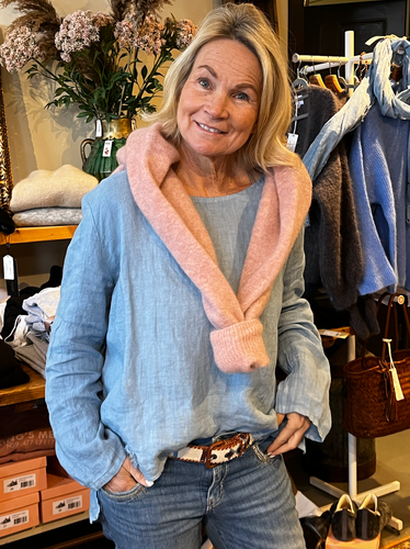 Linen topp always natural by unique
