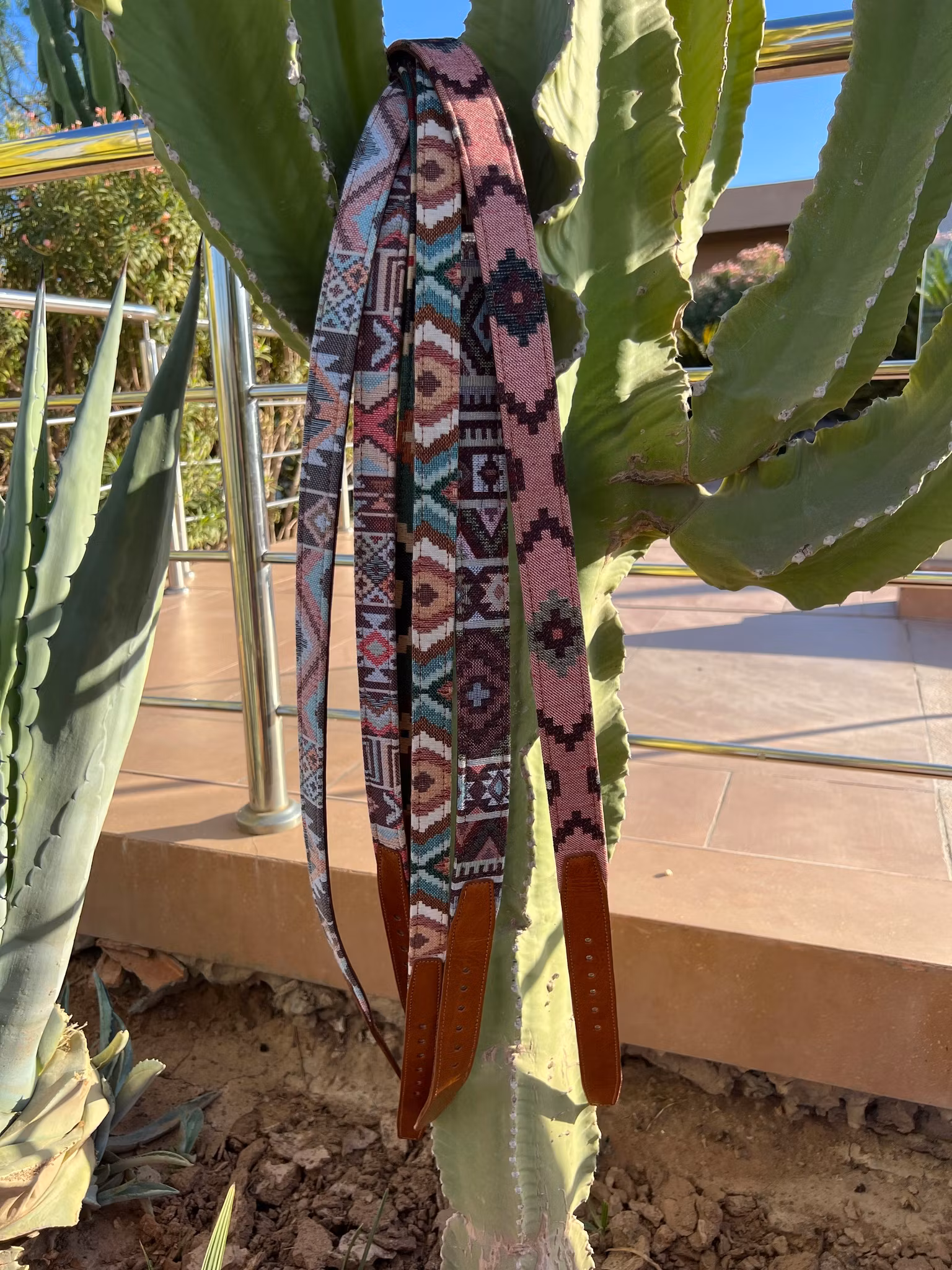 Handgjord läderbälte Marrakech