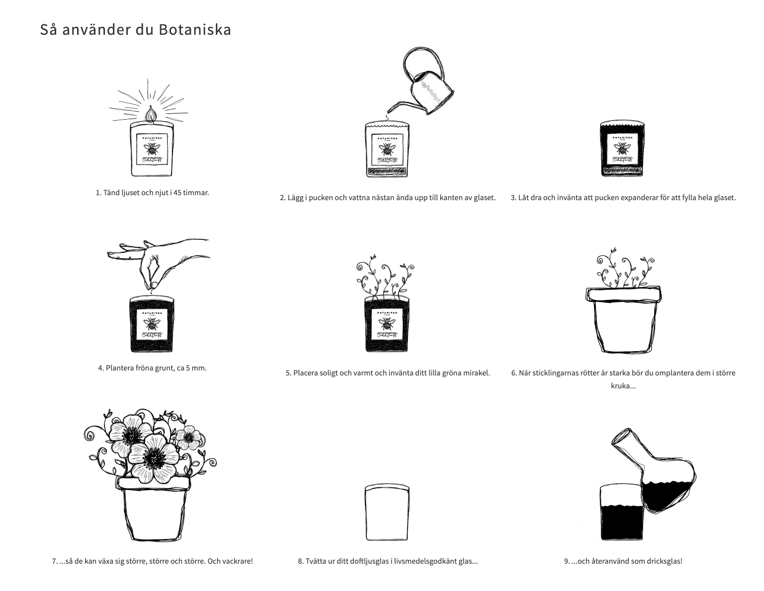 Bärnsten & Tonkaböna Doftljus och Blomsterkit i ett!
