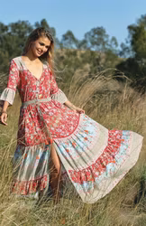 Havillah Maxi Dress - Rococo Red