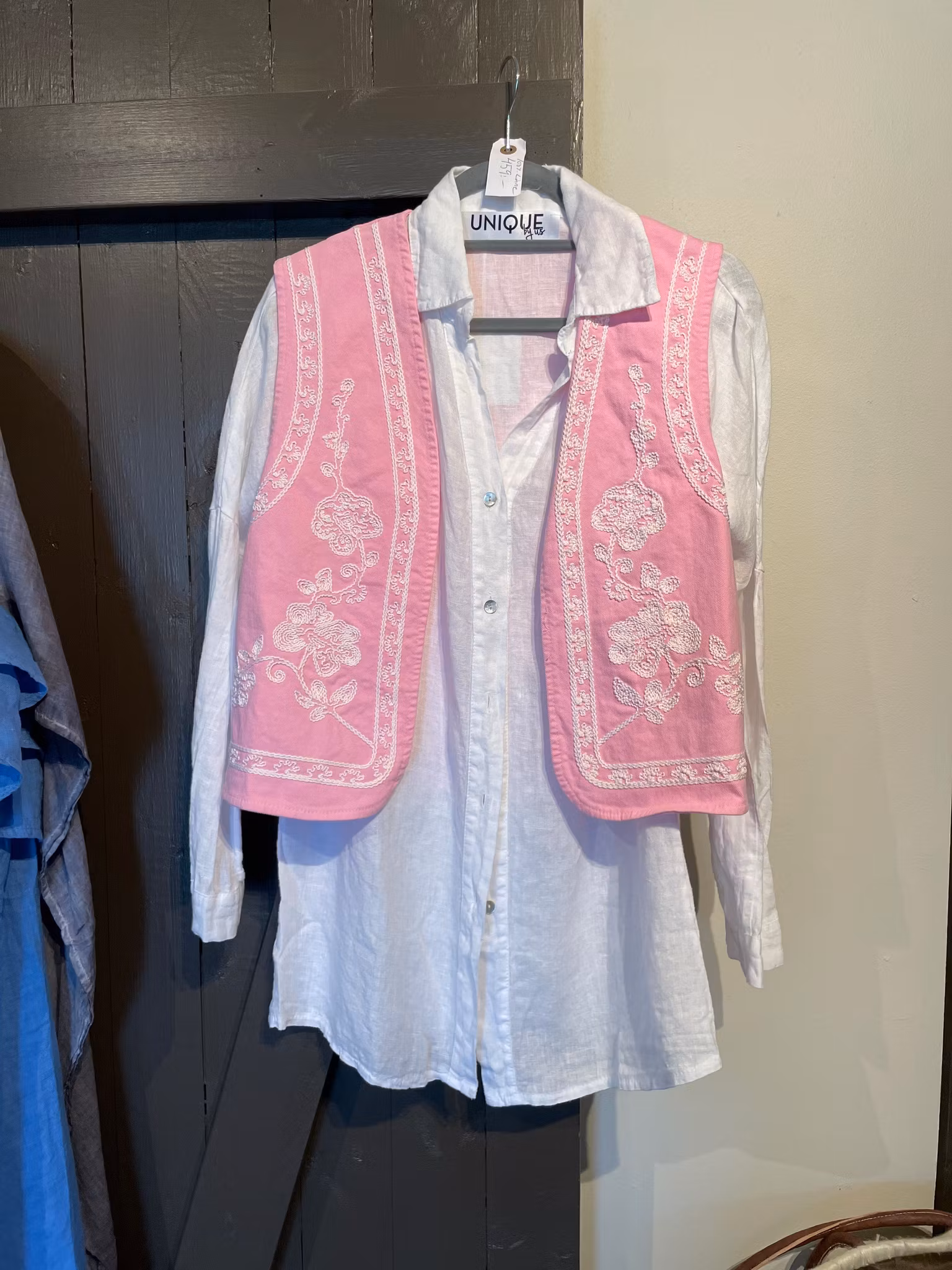 Sleeveless flower vest Boho