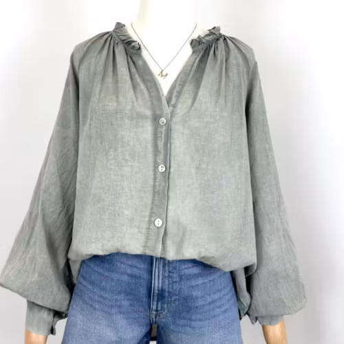 Vintage washed cotton blouse