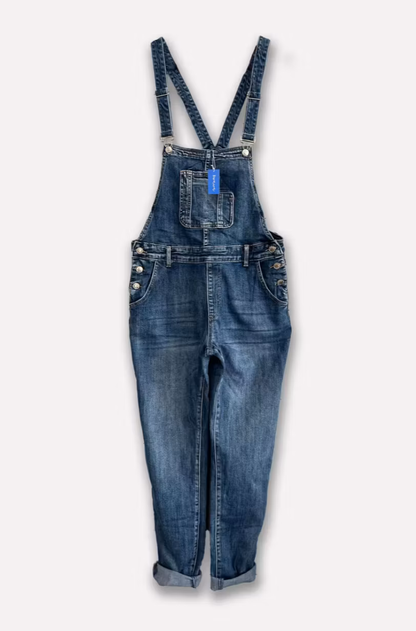 Snickarbyxa /  hängselbyxa denim