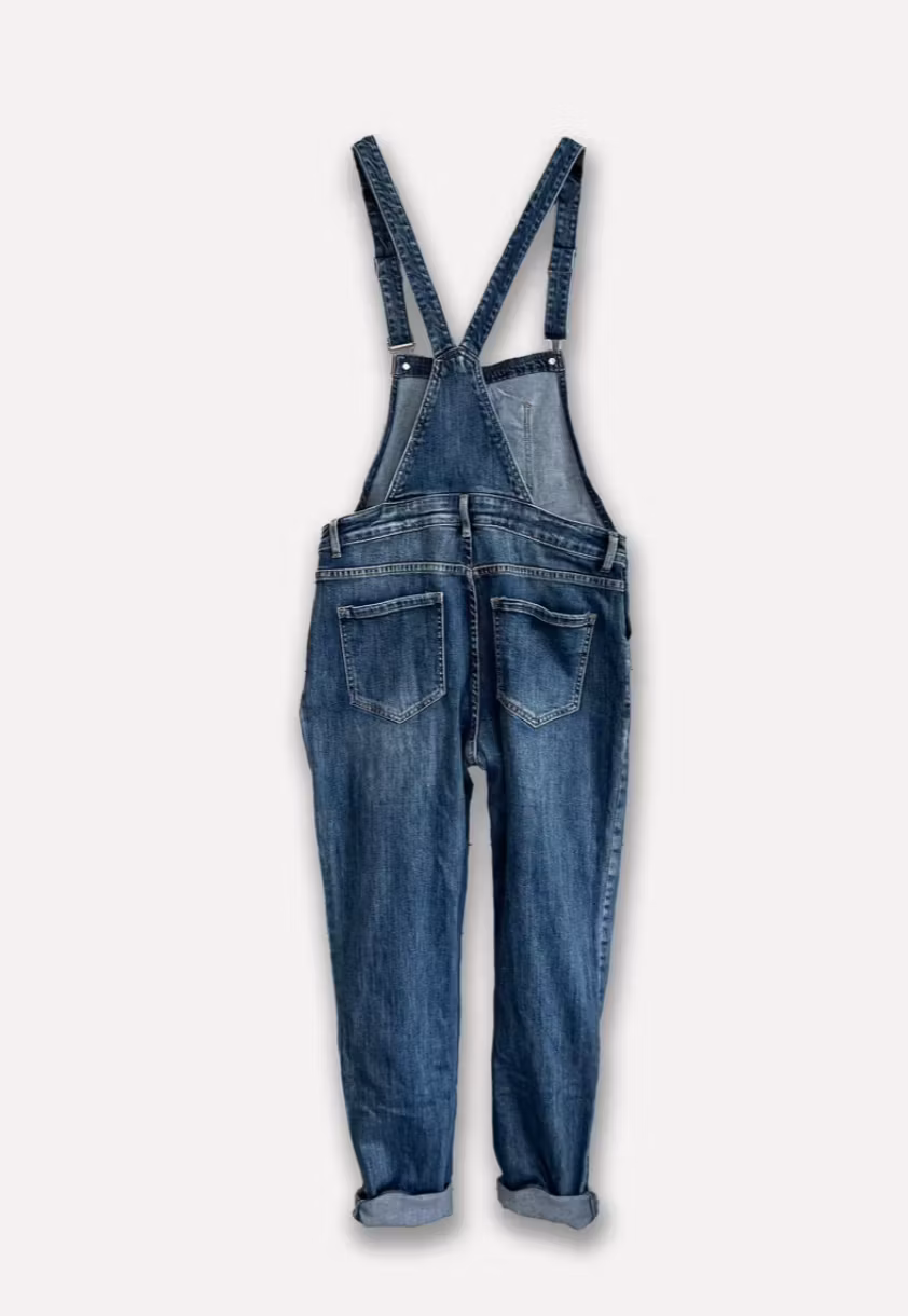 Snickarbyxa /  hängselbyxa denim