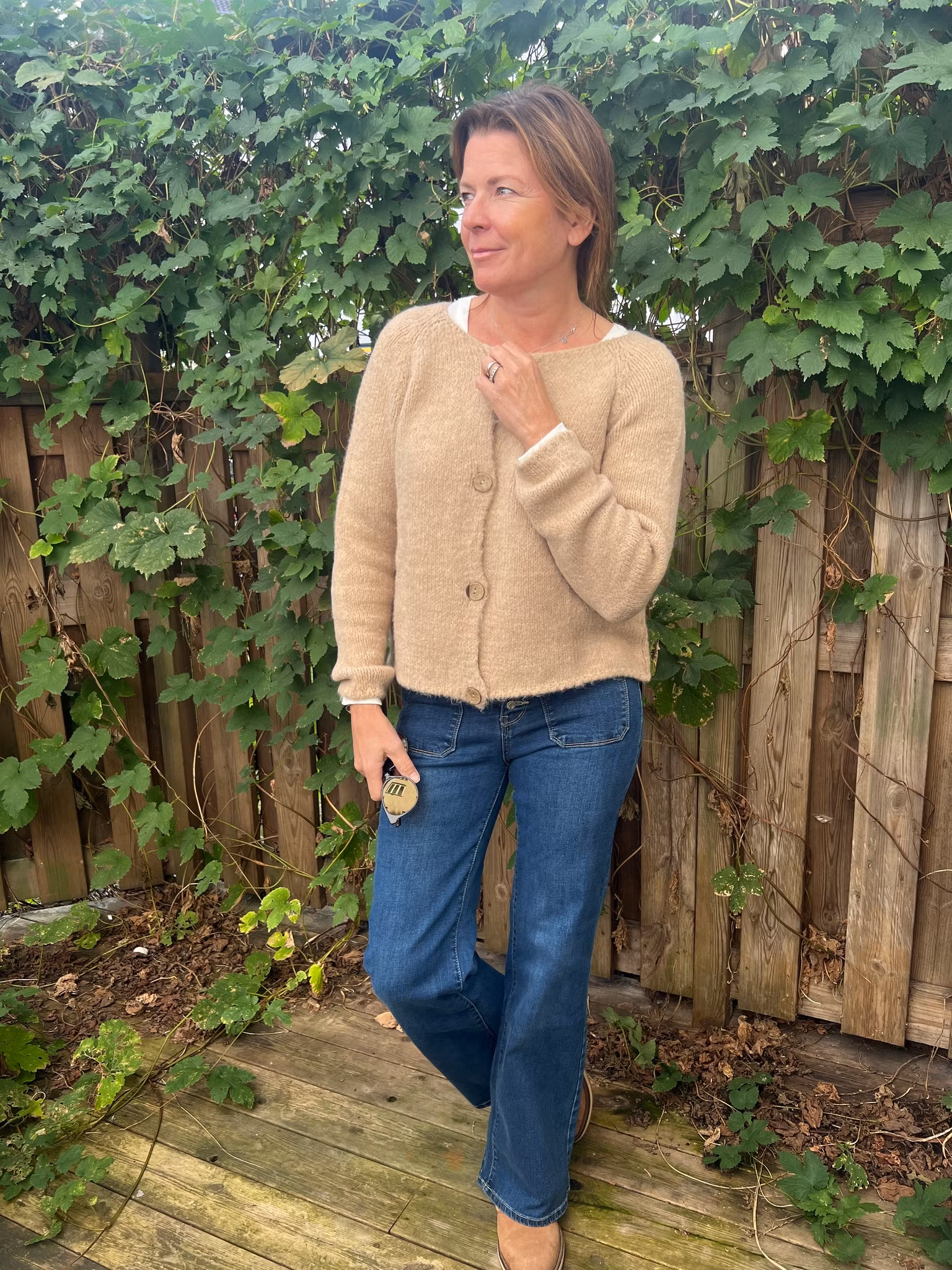 Emanuela soft cardigan camel