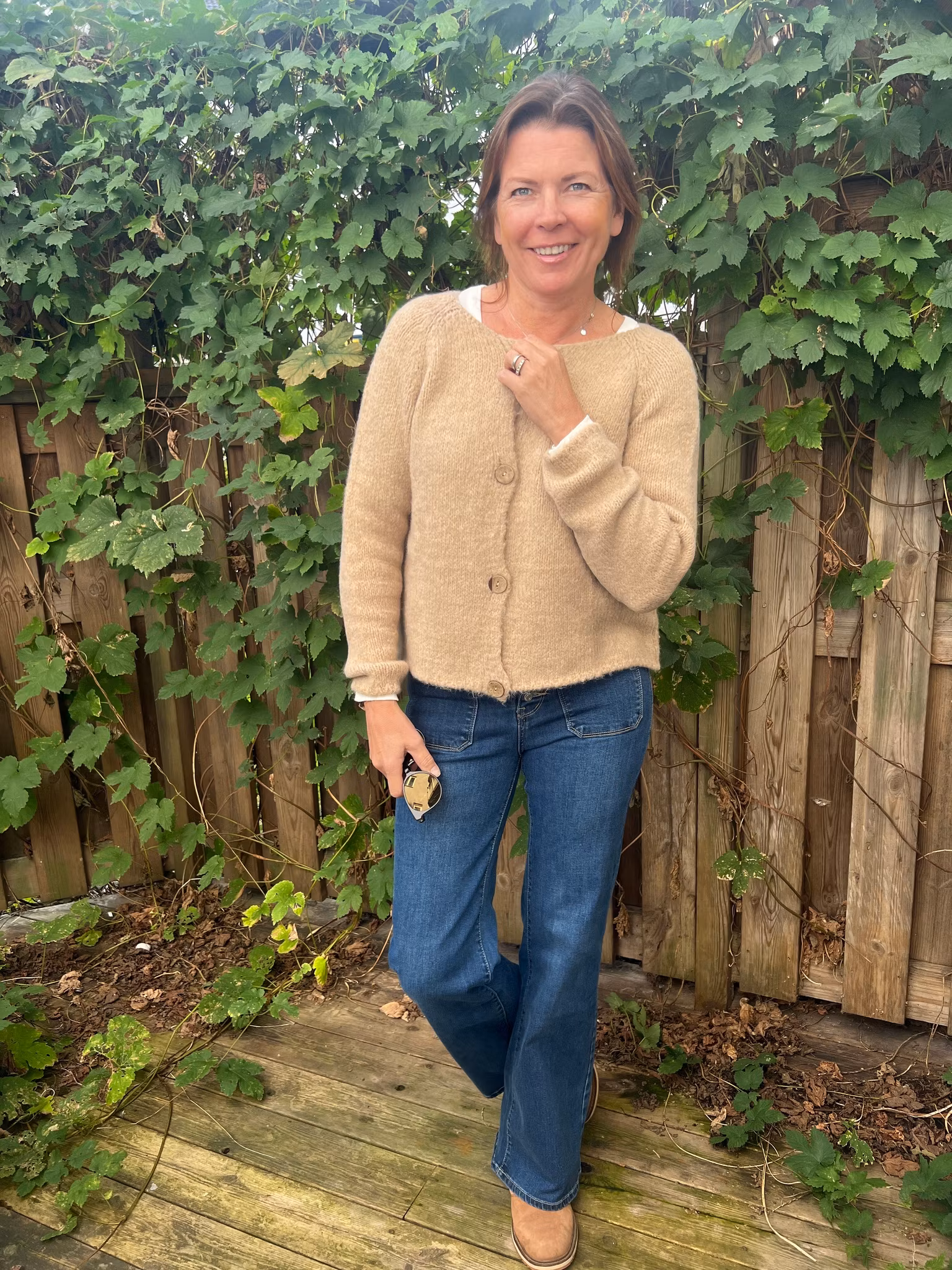 Emanuela soft cardigan camel