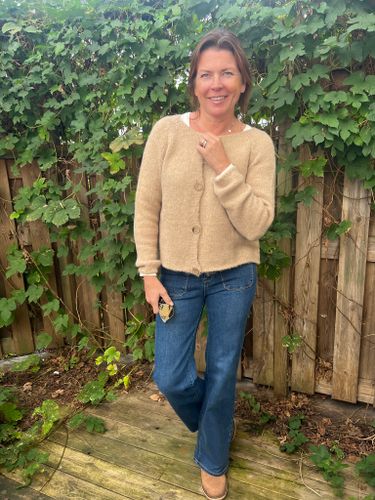 Emanuela soft cardigan camel