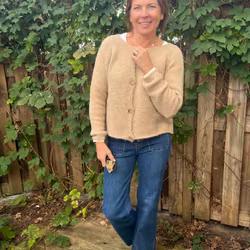 Emanuela soft cardigan camel