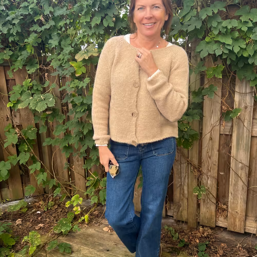 Emanuela soft cardigan camel