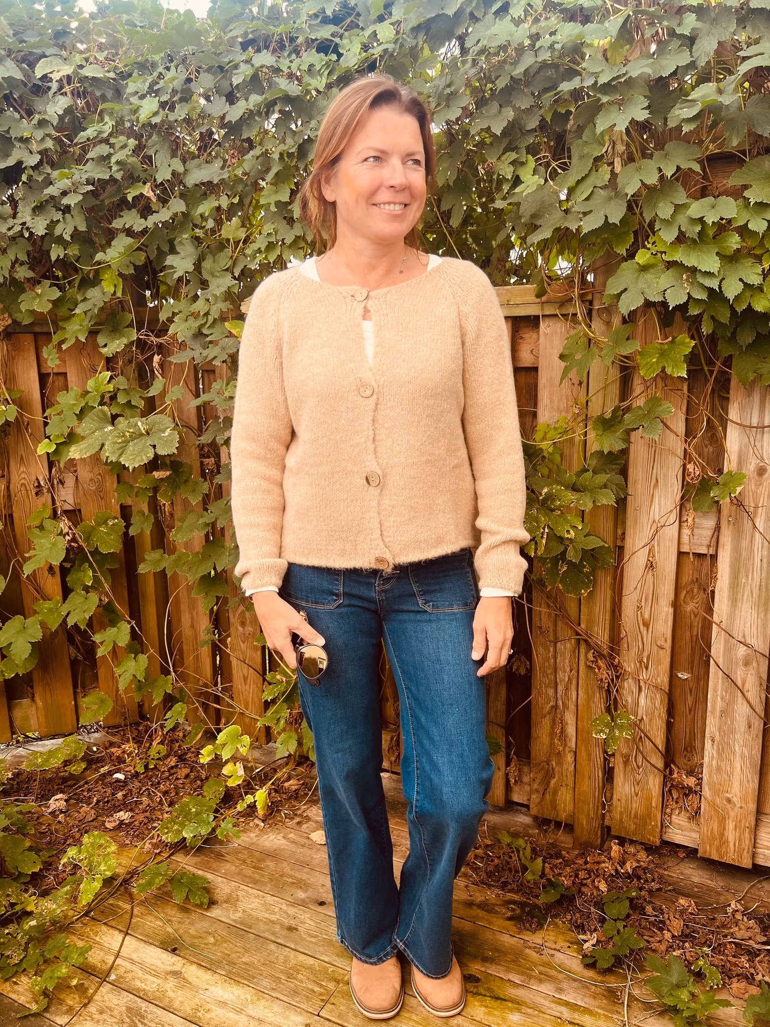 Emanuela soft cardigan camel