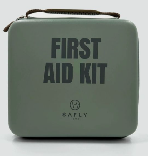 Safly first aid kit grön