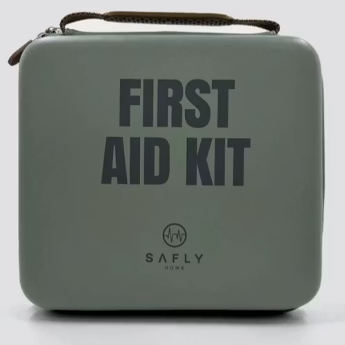 Safly first aid kit grön