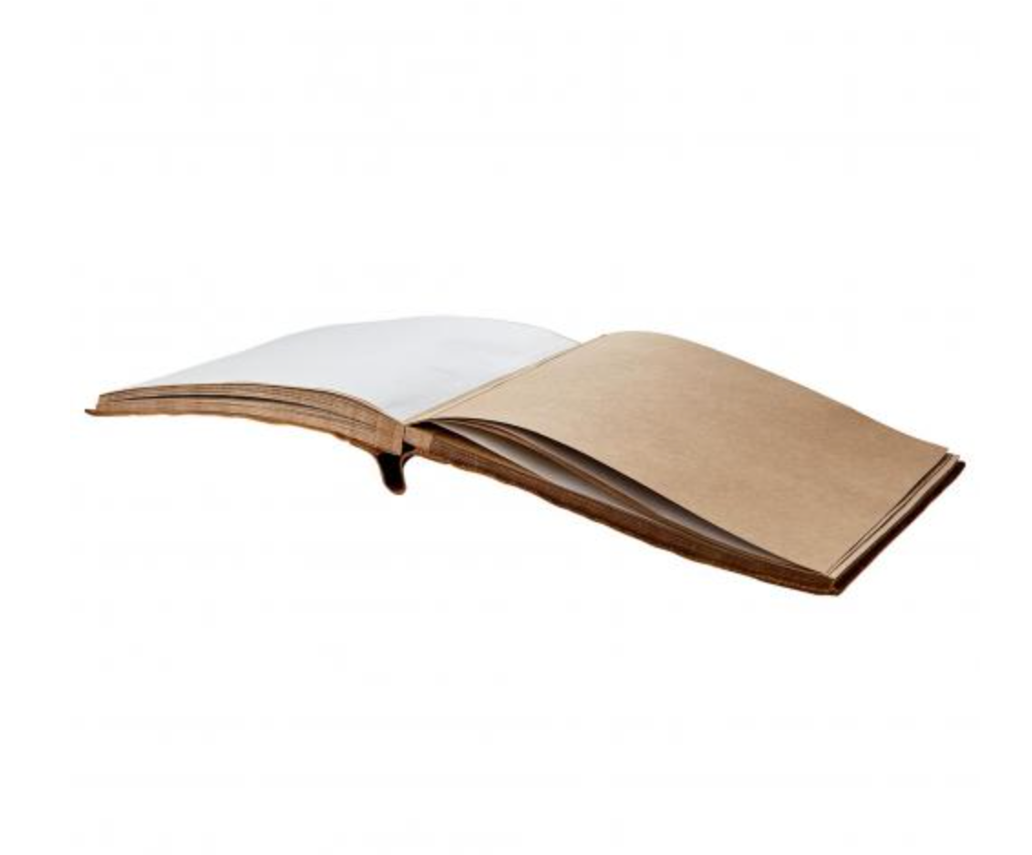 Notering/fotobok - Brun - 36 x 29 x 5 cm