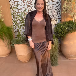 Kaftan & Skjol i sammet med orientaliska detaljer