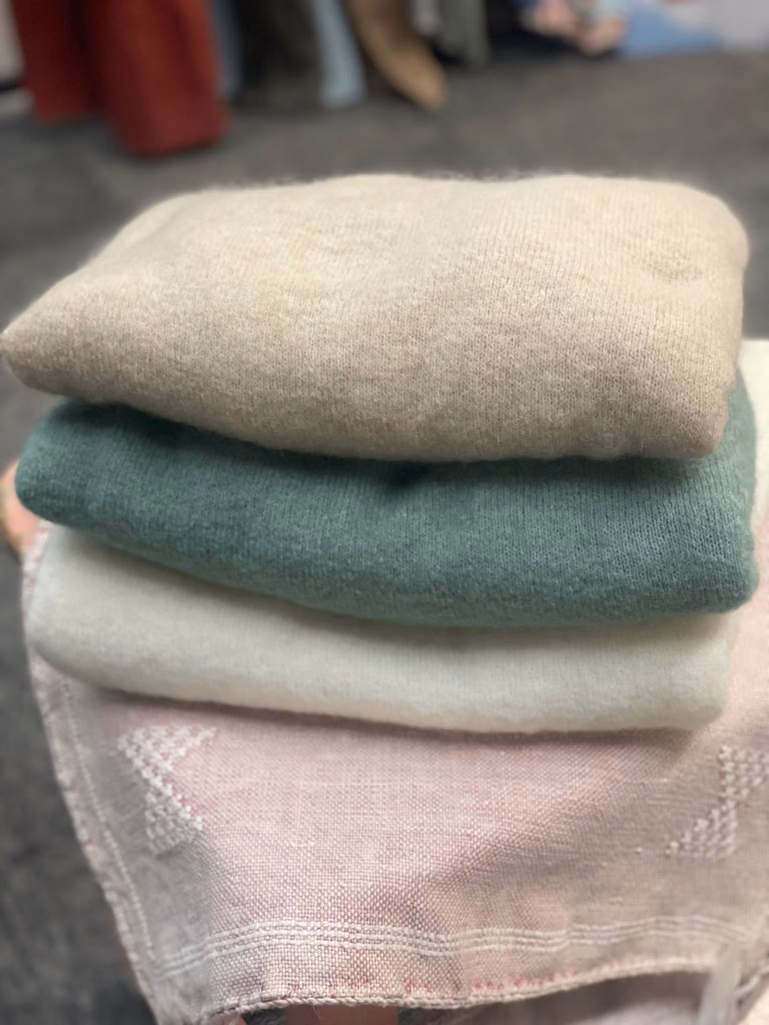 Pearl Glow Mohair Sweater