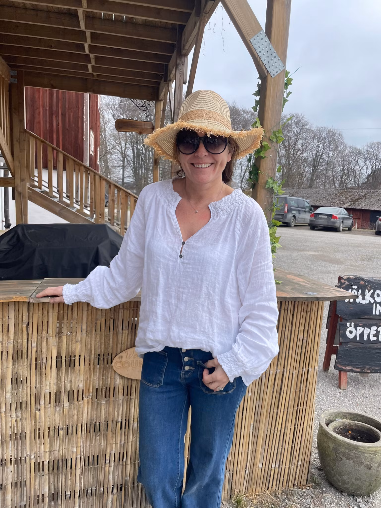 Nomad Spirit Linen Blouse white