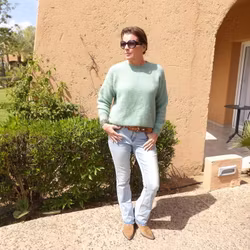 Soft mint green mohair sweater