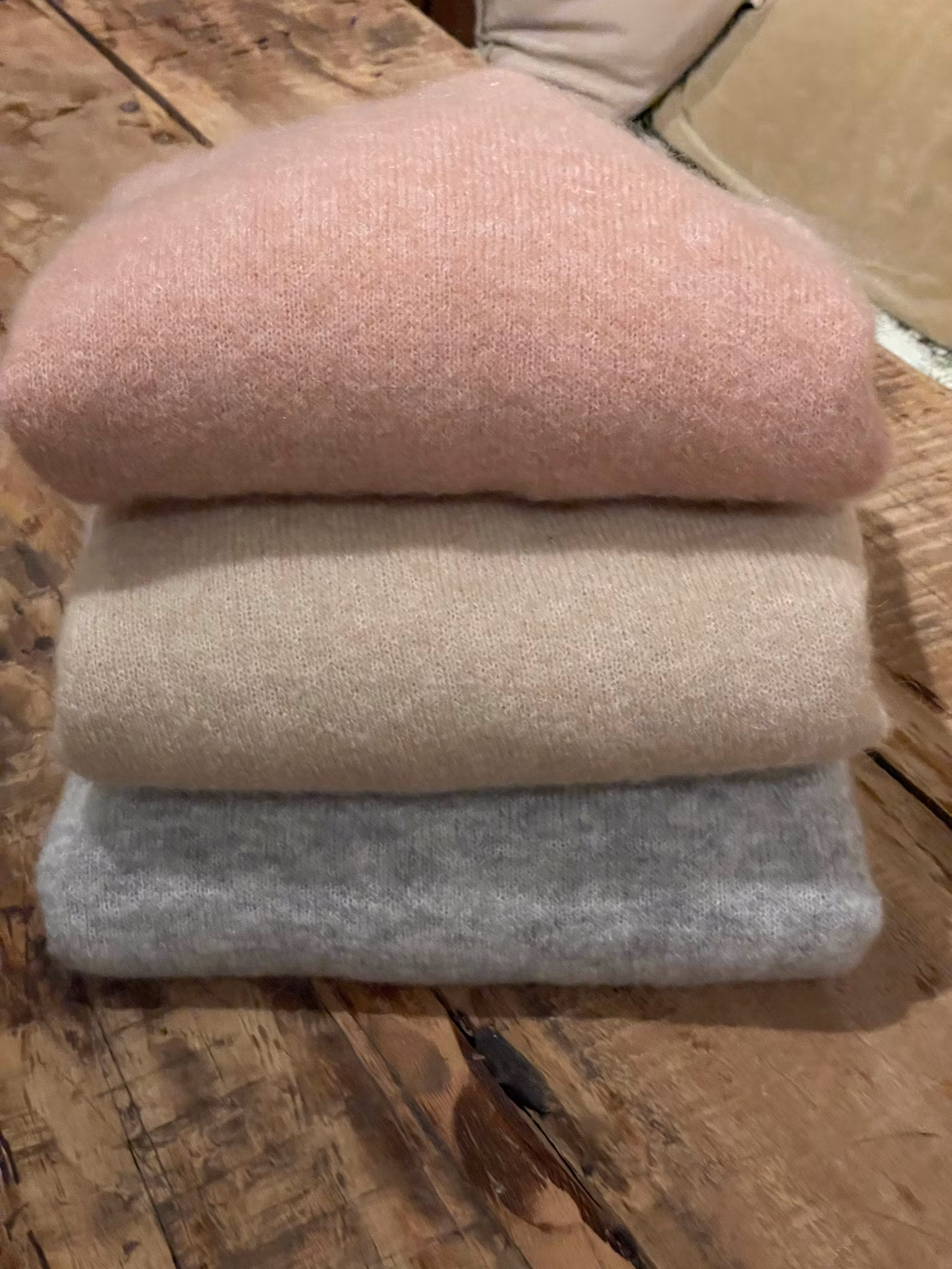 Soft Ash grey  Mohairtröja
