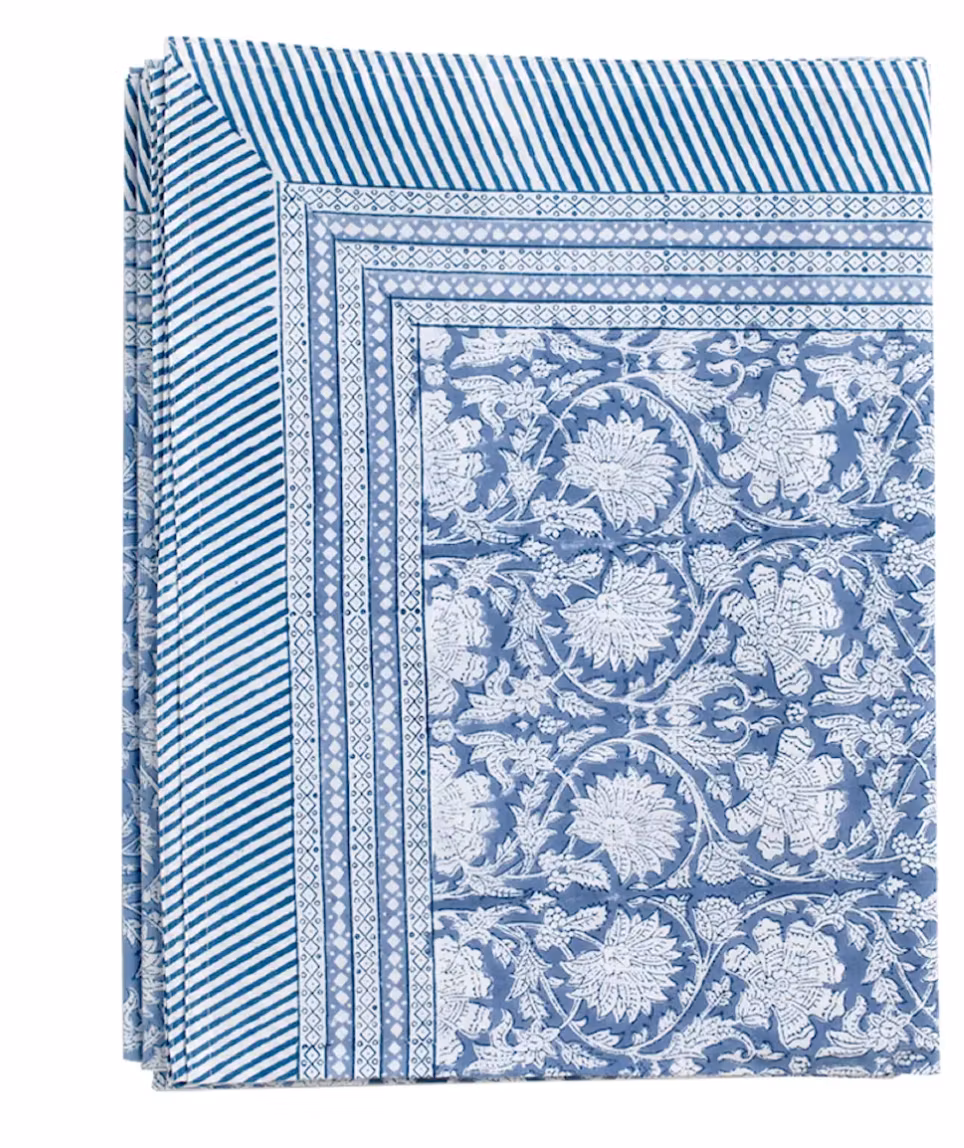 Bordsduk - Paradise -  Cornflower - 150x230cm Chamois