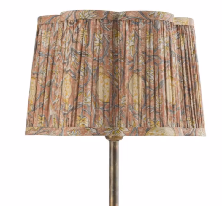 Lampskärm från Chamois Tangier Pomegranate - Rusty Red/Grey  35 cm