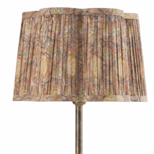 Lampskärm från Chamois Tangier Pomegranate - Rusty Red/Grey  35 cm