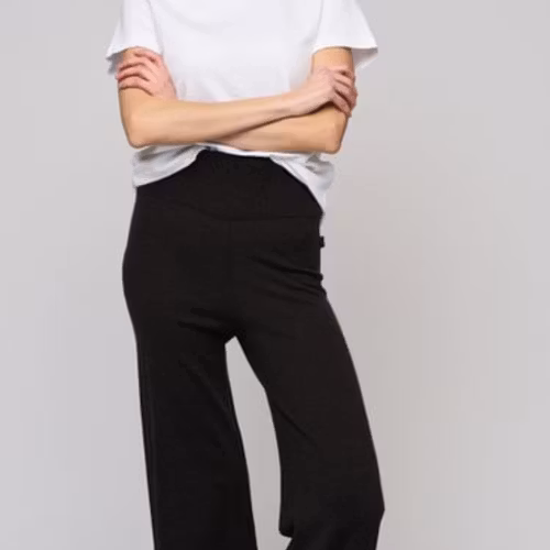 Mubi Merino Pants mörk brun ella & il