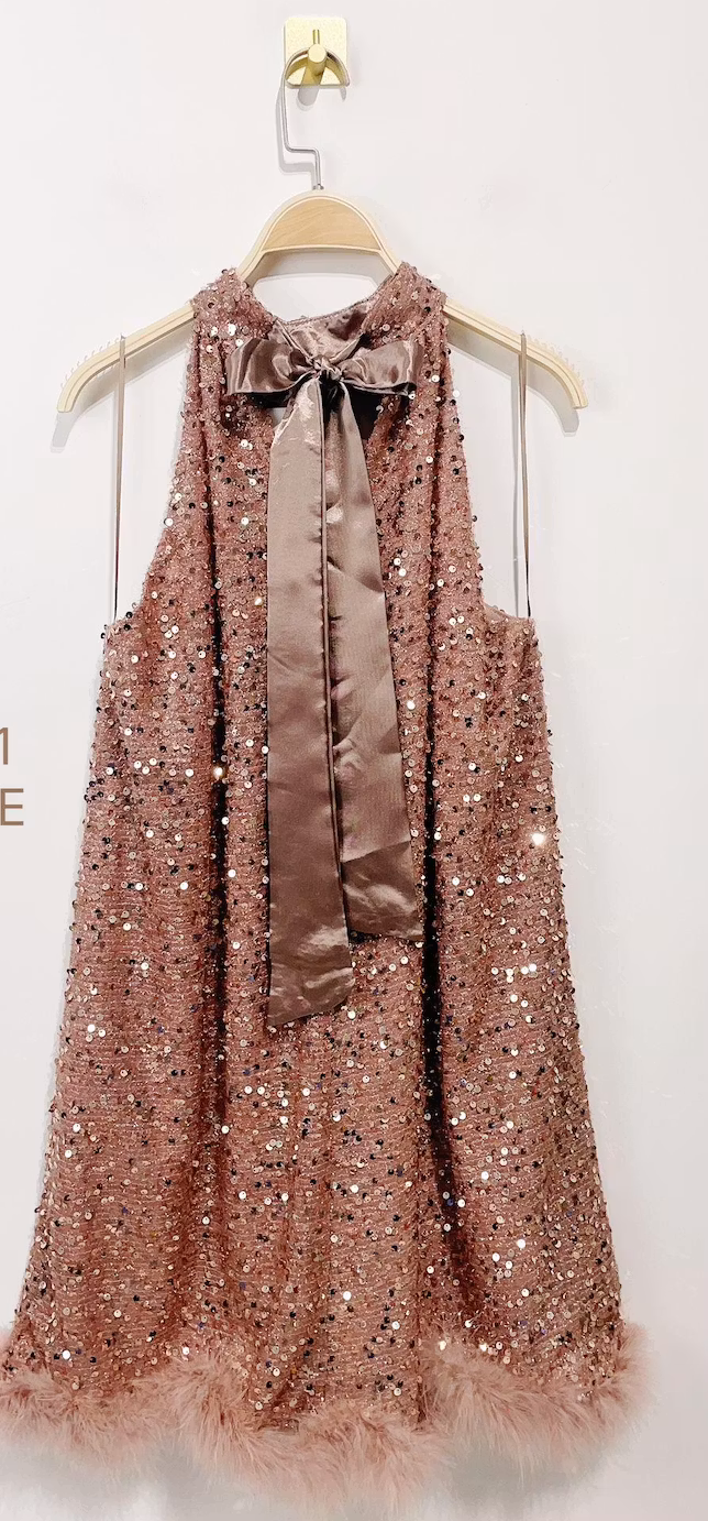 Champagne Glow Dress