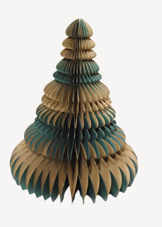 Gran Vaxpapper Grön 30cm