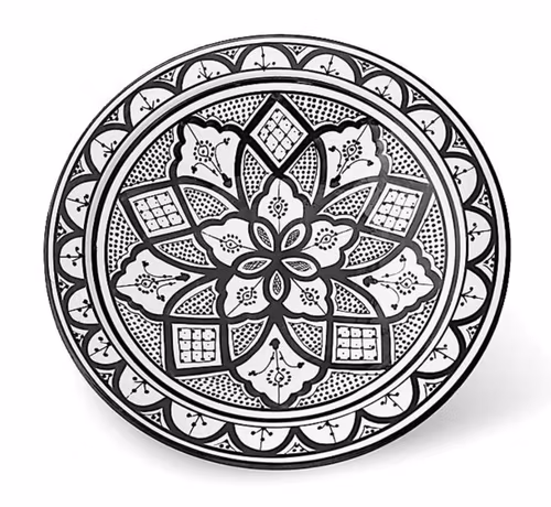 Marockansk keramik svart