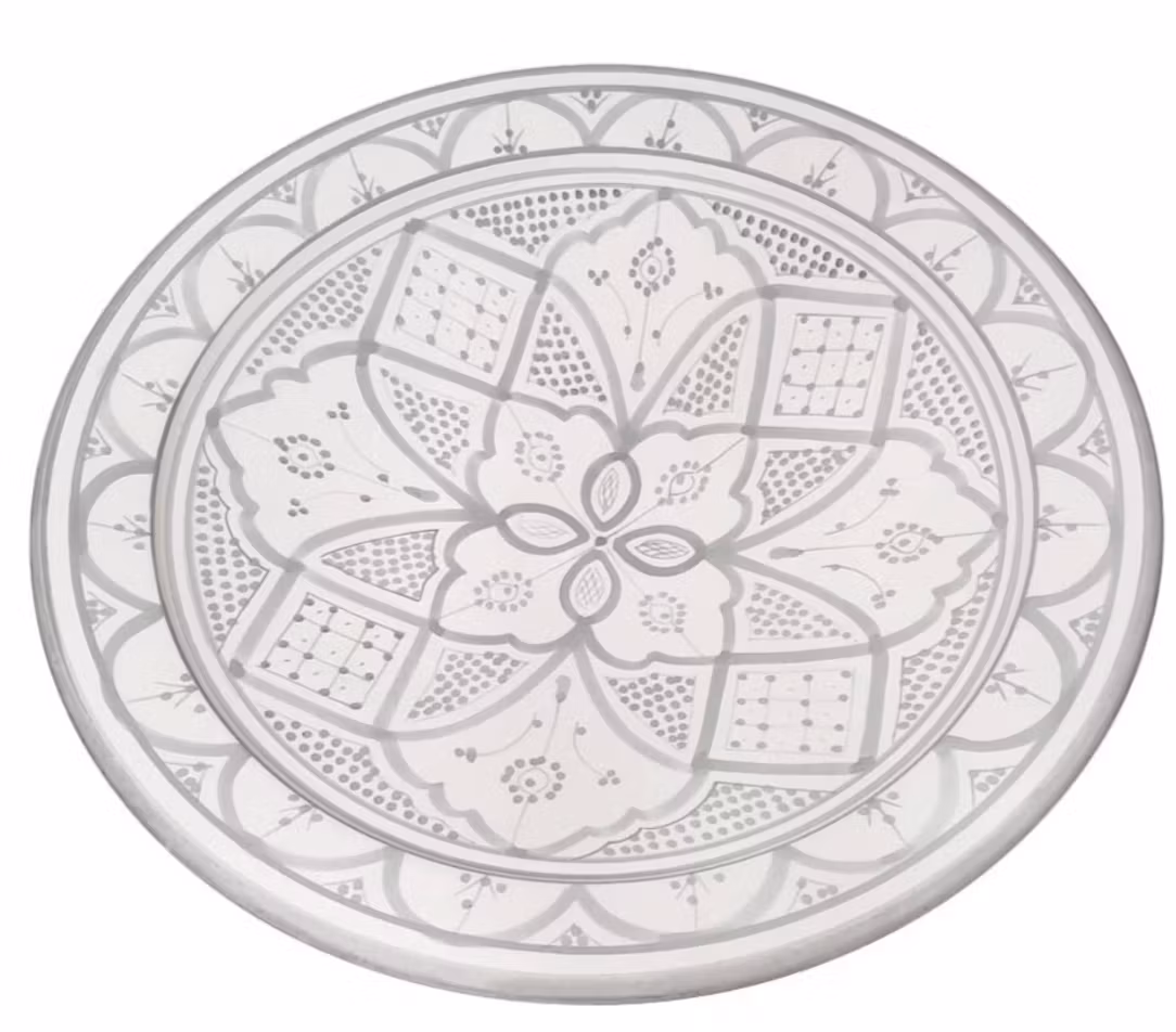 Marockansk keramik grå