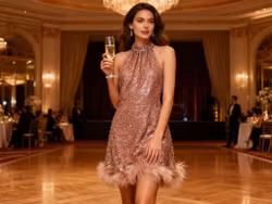 Champagne Glow Dress
