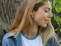 Faro Aquamarine | Crystal necklace Mod