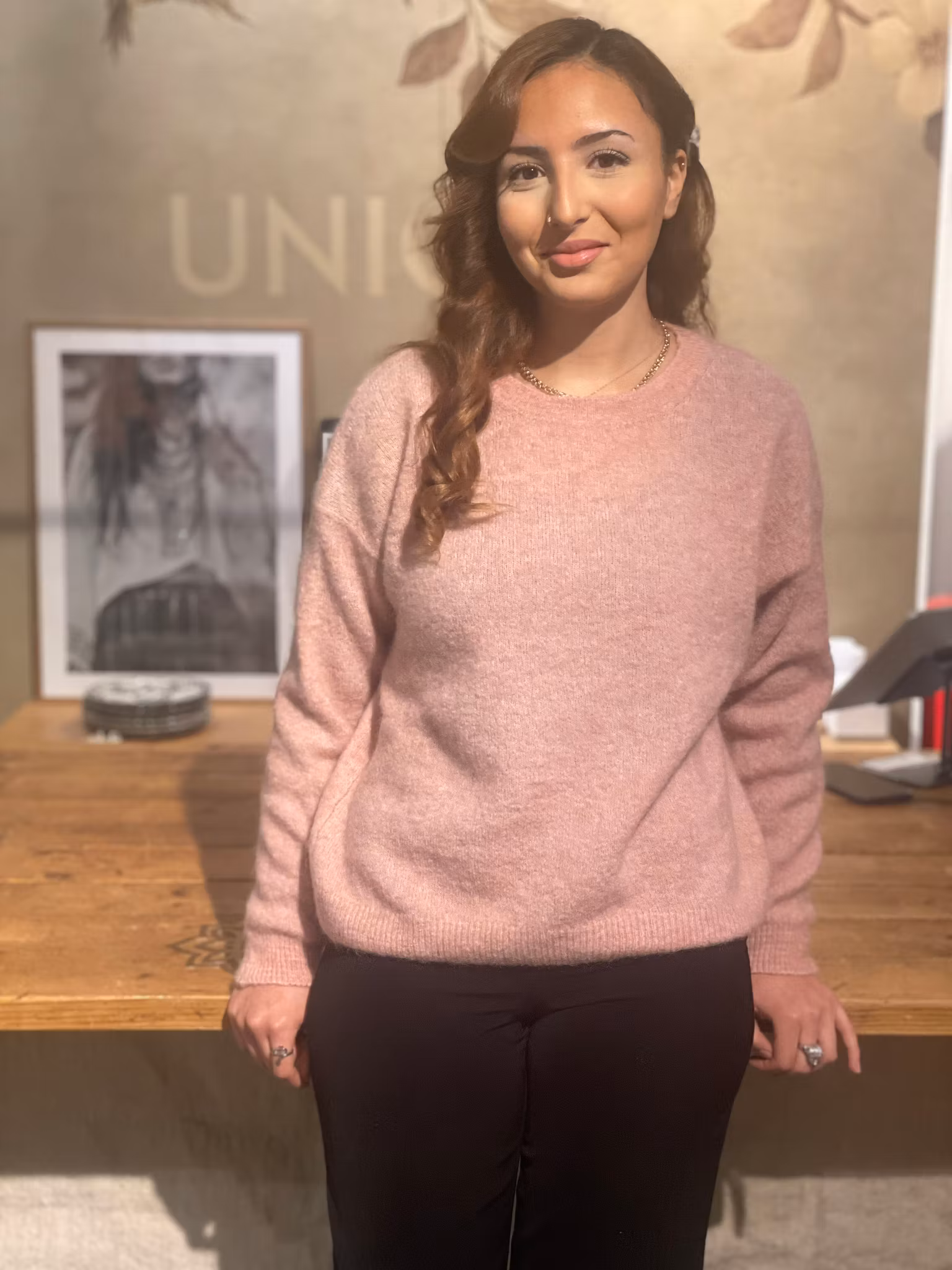 Soft Rose Mohairtröja