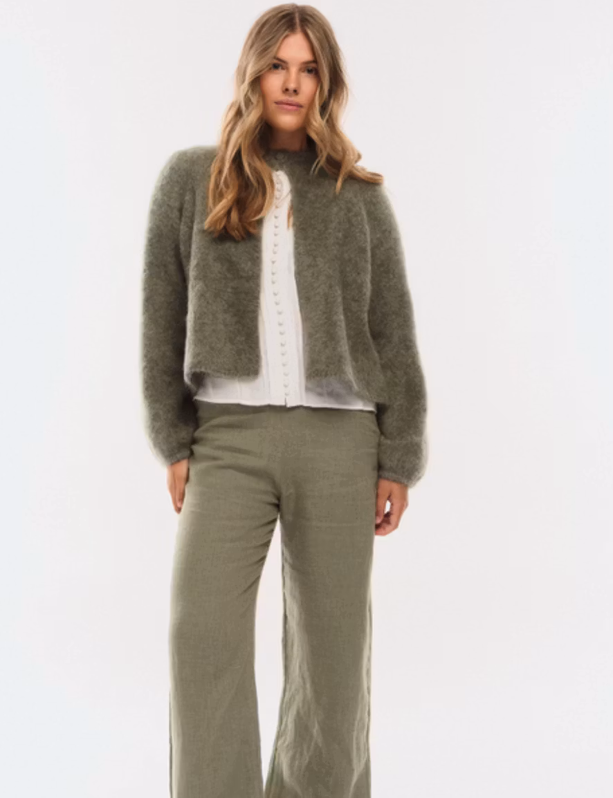 Amelia Chunky Cardigan Ella & il charcoal