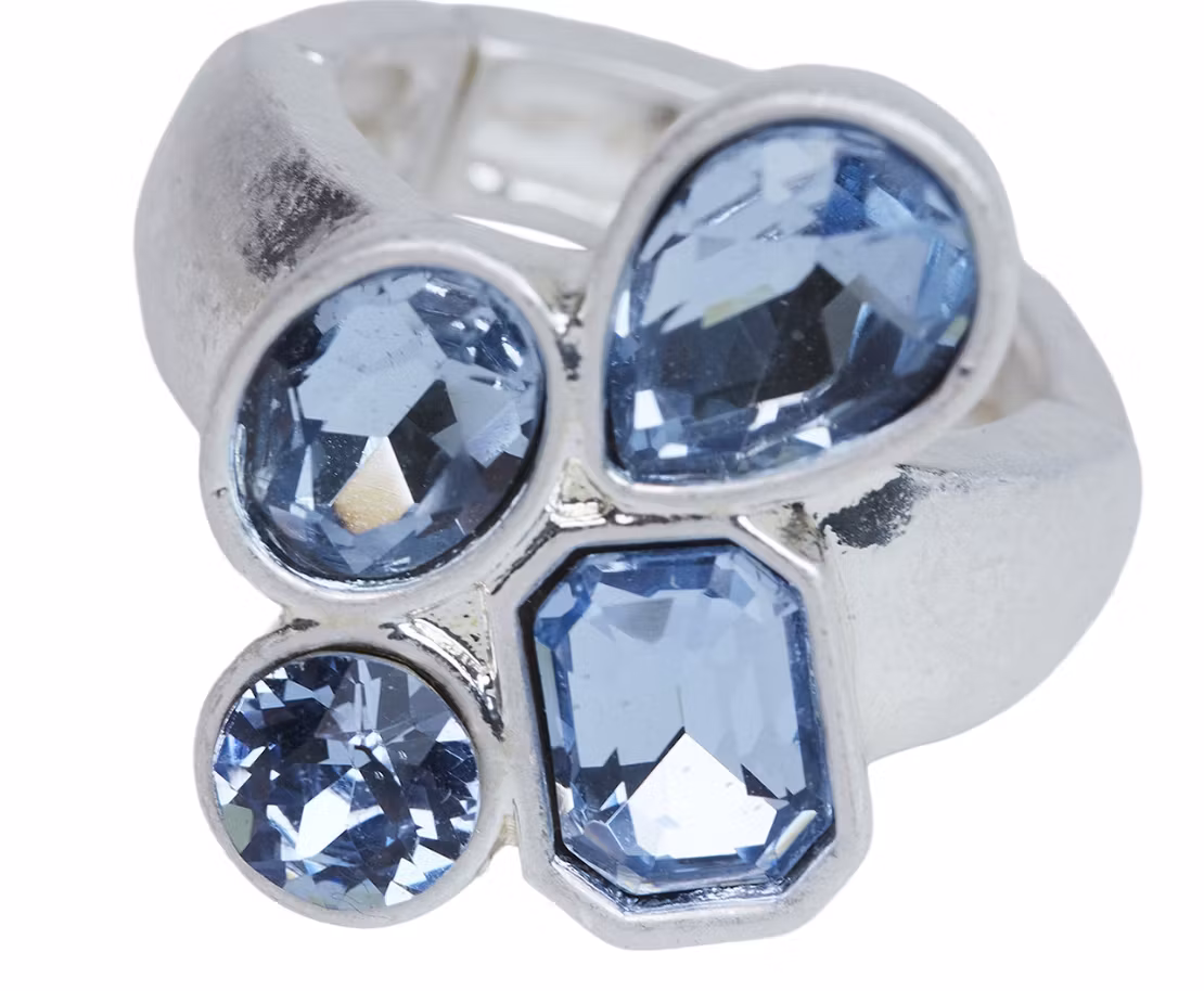 Ring Ava blue / silver
