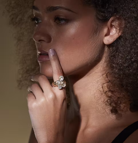 Ring Ava blue / silver