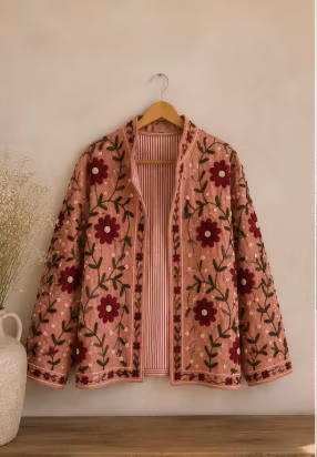 Floral Blossom Jacket – Quiltad bomullsjacka