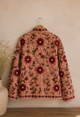 Floral Blossom Jacket – Quiltad bomullsjacka