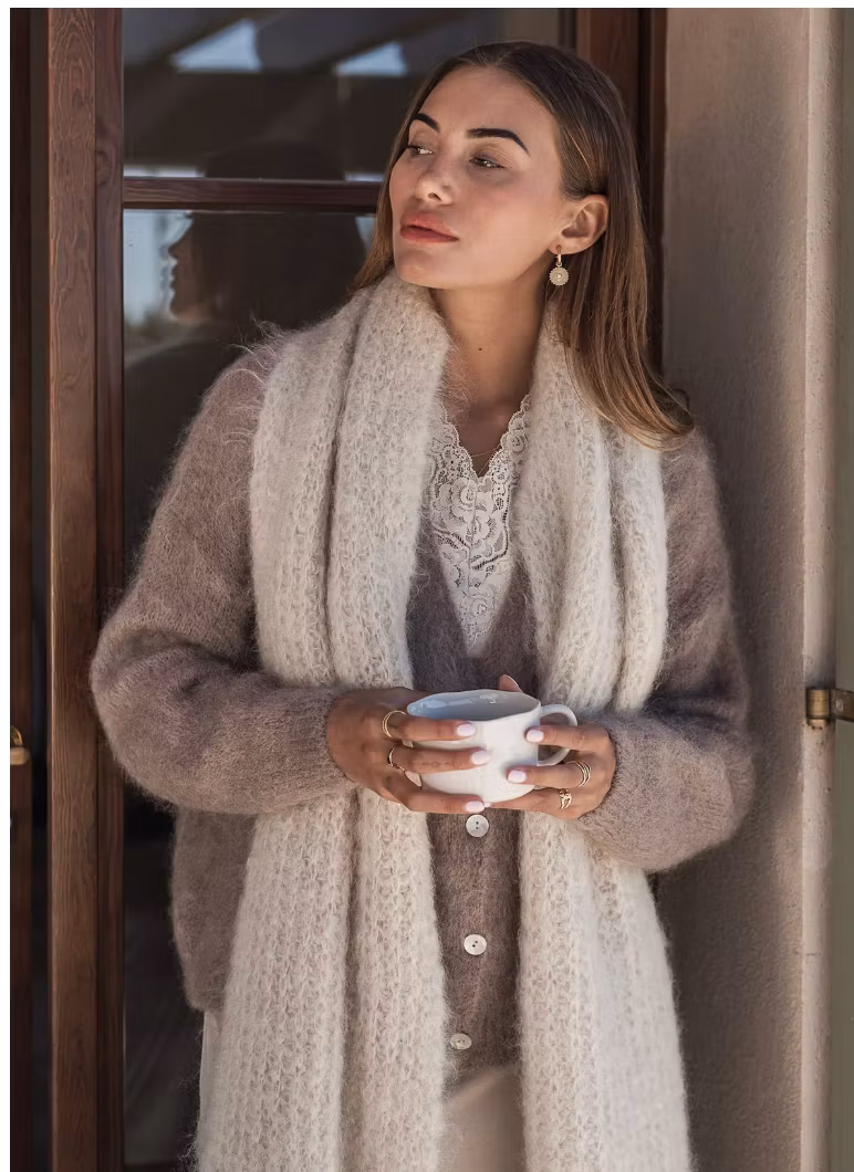 Close to you cardigan, taupe