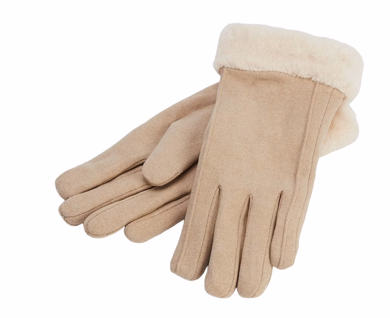 Kopia fingervantar tyra beige