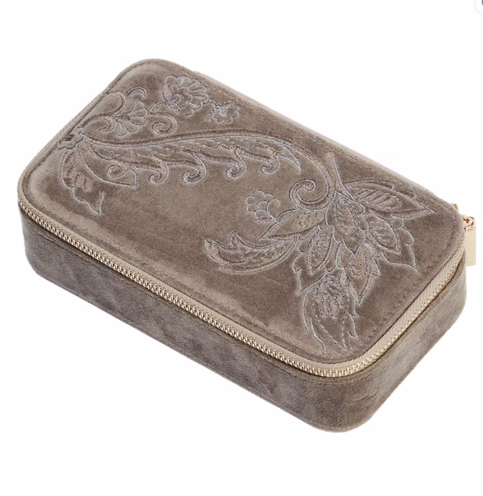 Big jewellery box Josefine, lt grey