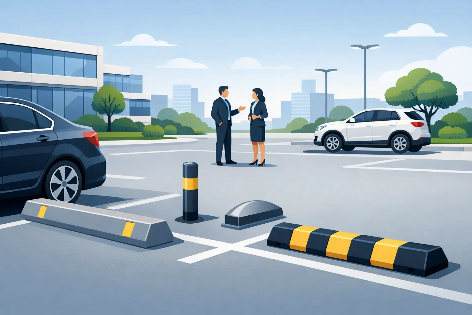 Rätt parkeringsstopp för företagsparkering