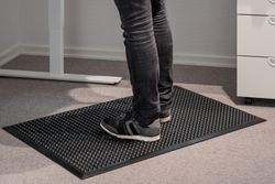 Ståmatta Ergonomisk Pur-step, svart