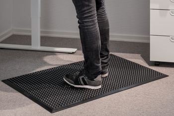 Ståmatta Ergonomisk Pur-step, svart