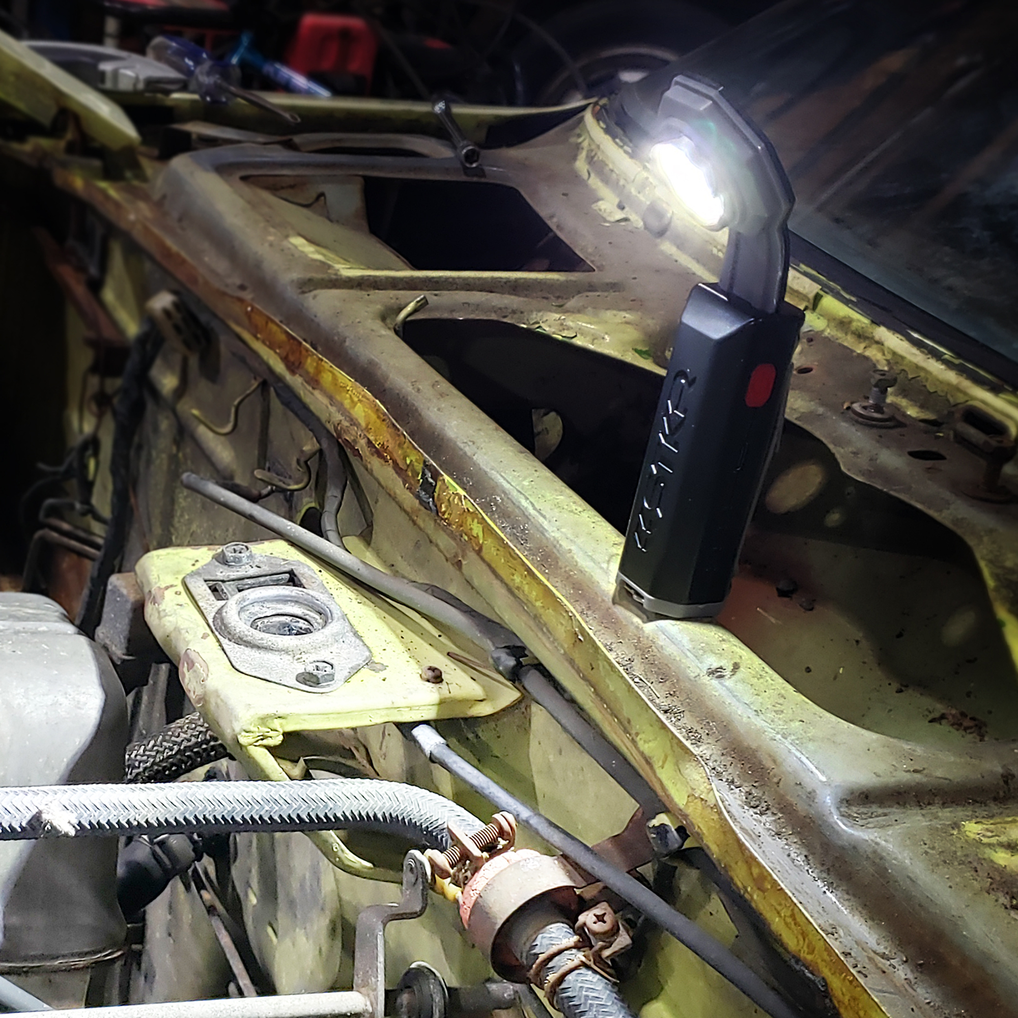 LED-ficklampa "Flexit" med UV-ljus